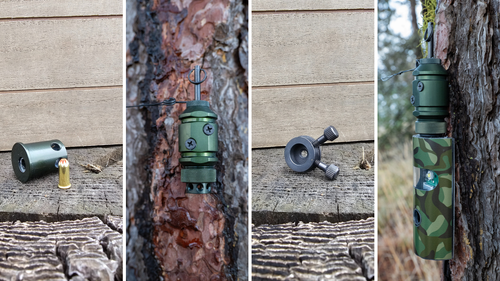Fith Ops Perimeter Trip Alarm with Adapters on Trees