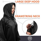 Arcturus Waterproof Rain Poncho - Black - Thumbnail Image