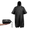 Arcturus Waterproof Rain Poncho - Black - Thumbnail Image