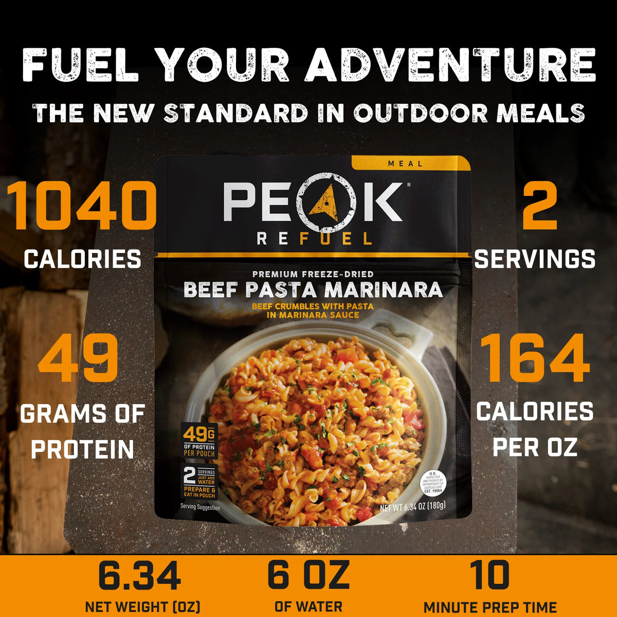 [Peak Refuel Beef Pasta Marinara]]