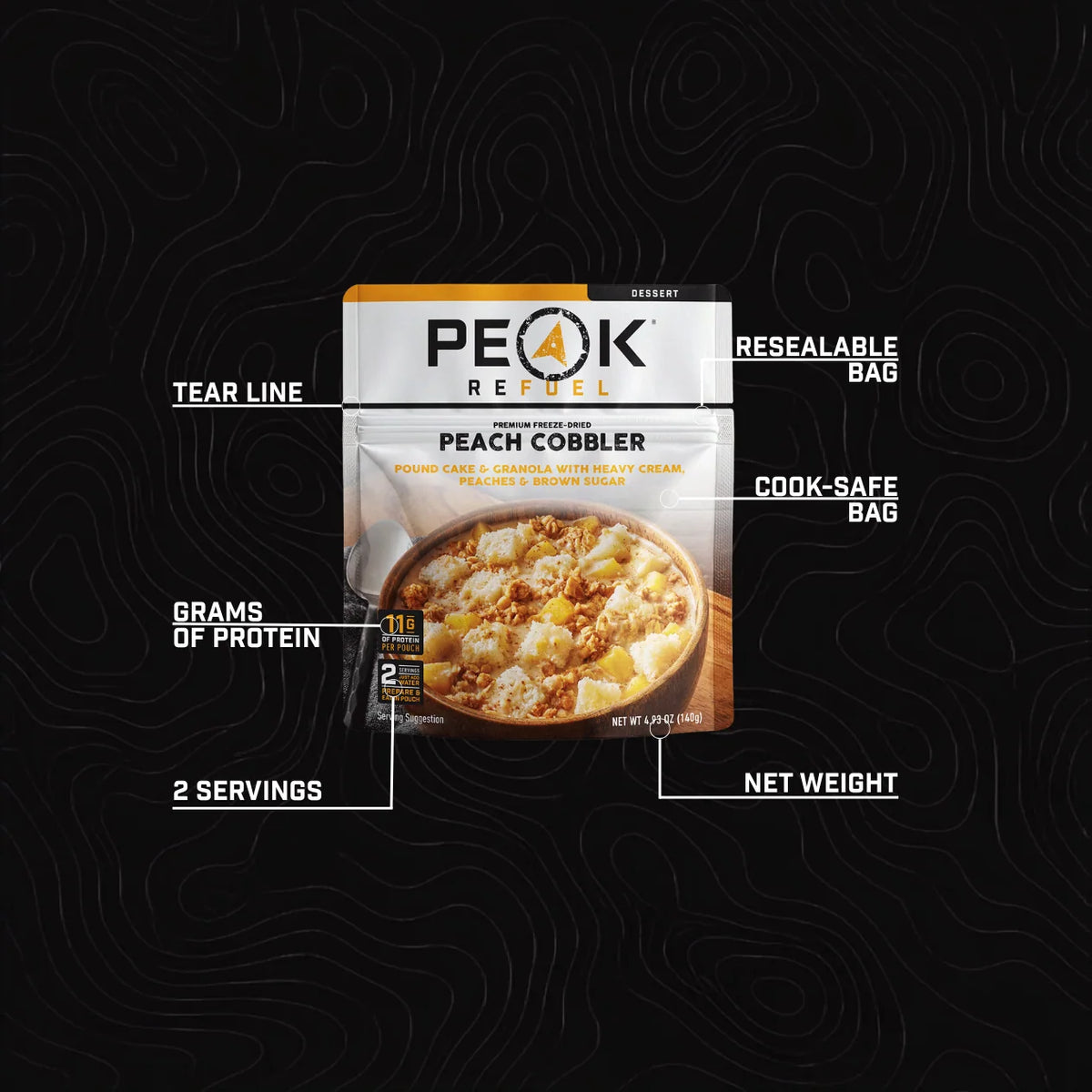 [Peak Refuel Peach Cobbler]]