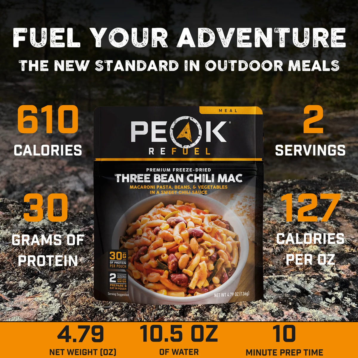 [Peak Refuel Three Bean Chili Mac]]