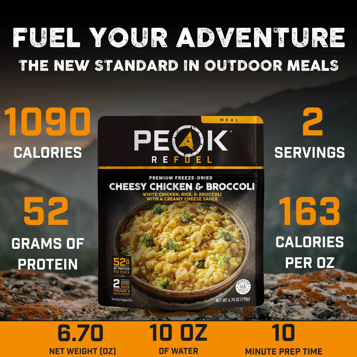 [Peak Refuel Cheesy Chicken &amp; Broccoli]]