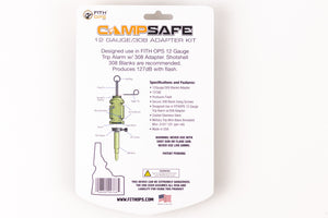 Fith Ops Camp Safe Perimeter Trip Alarm Package Backside | Directions to use and Diagram of product - Thumbnail Image