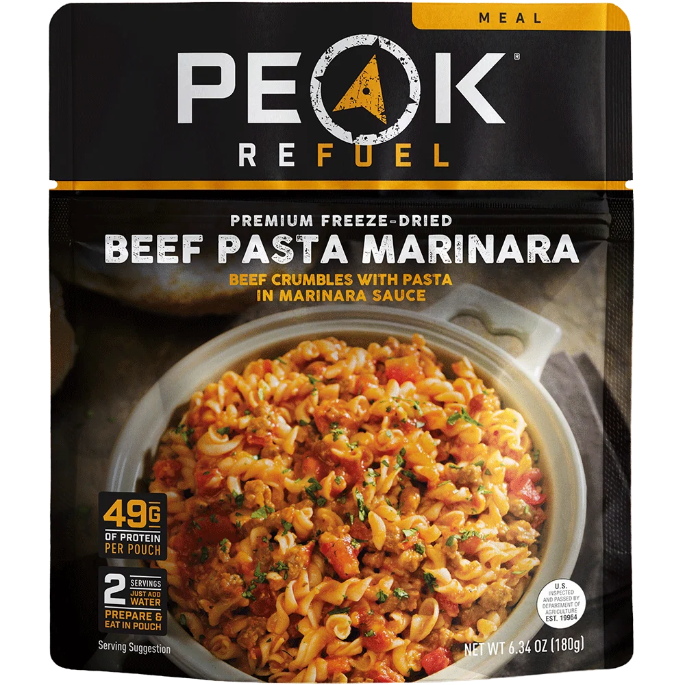 Peak Refuel Beef Pasta Marinara