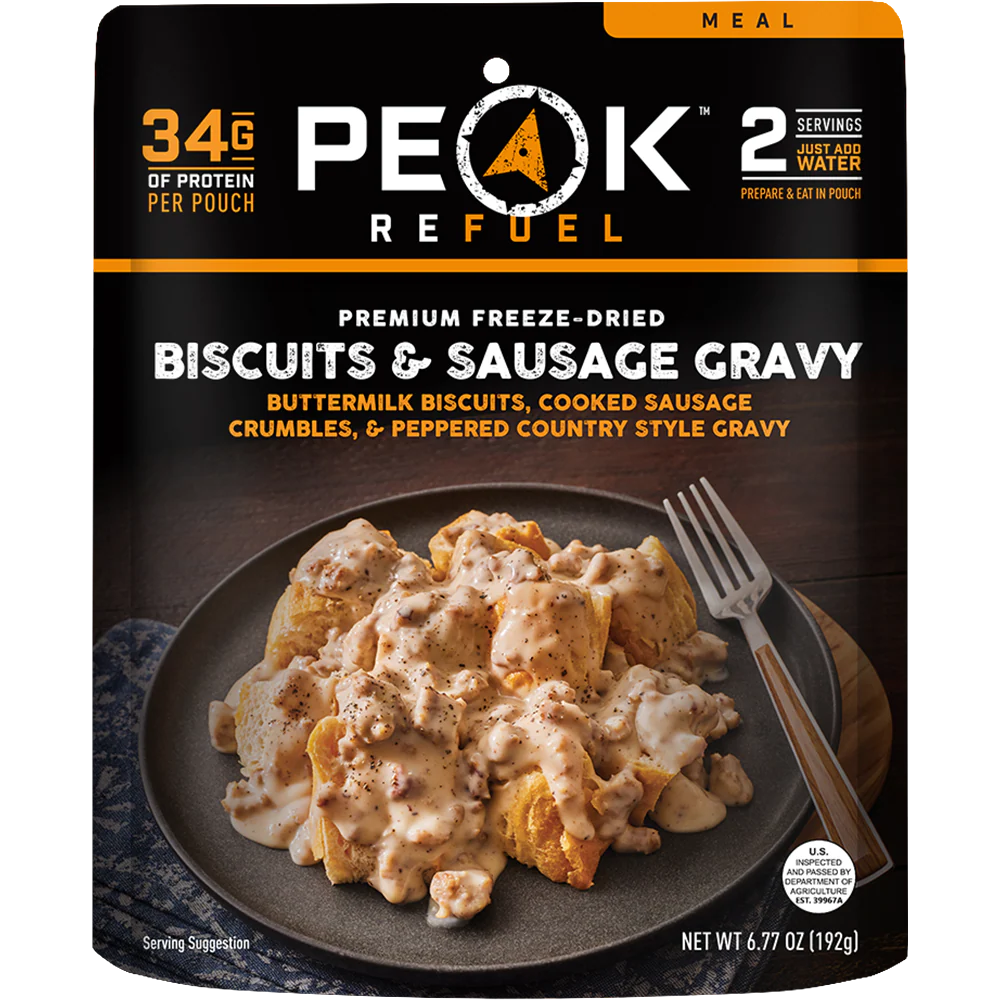 Peak Refuel Biscuits & Sausage Gravy