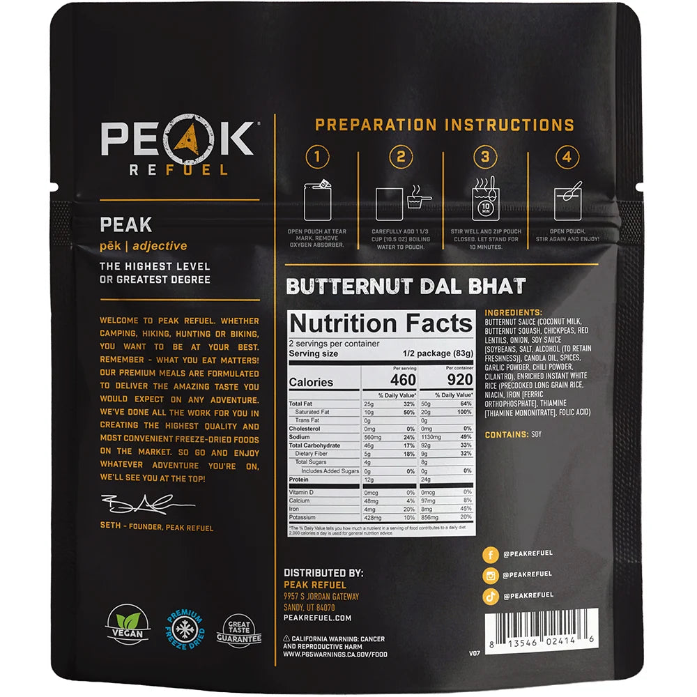 [Peak Refuel Butternut Dal Bhat]]