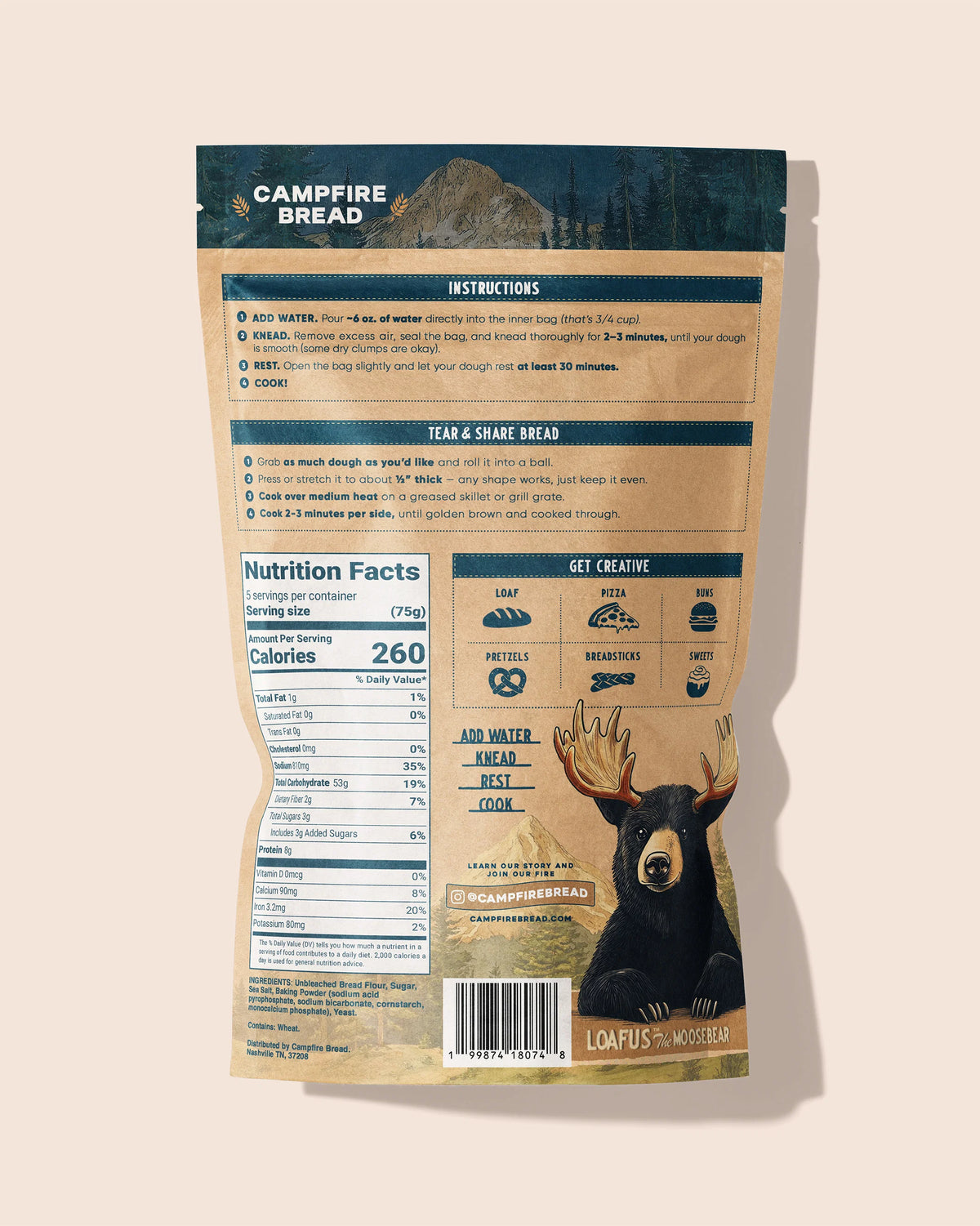 [CAMPFIRE BREAD]]