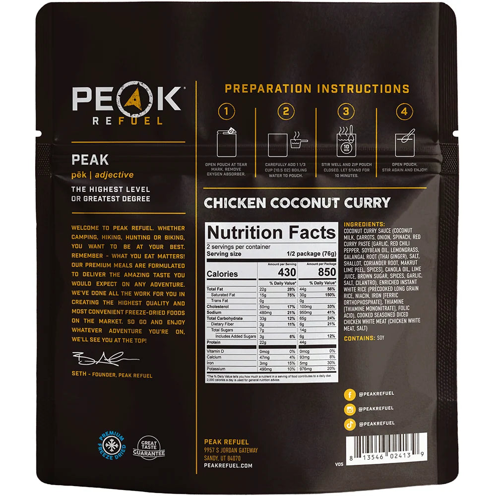 [Peak Refuel Chicken Coconut Curry]]