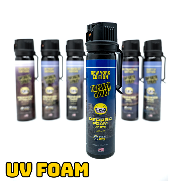 New York Pepper Foam Tweaker Spray (3.53 oz) with UV Dye - Fith Ops