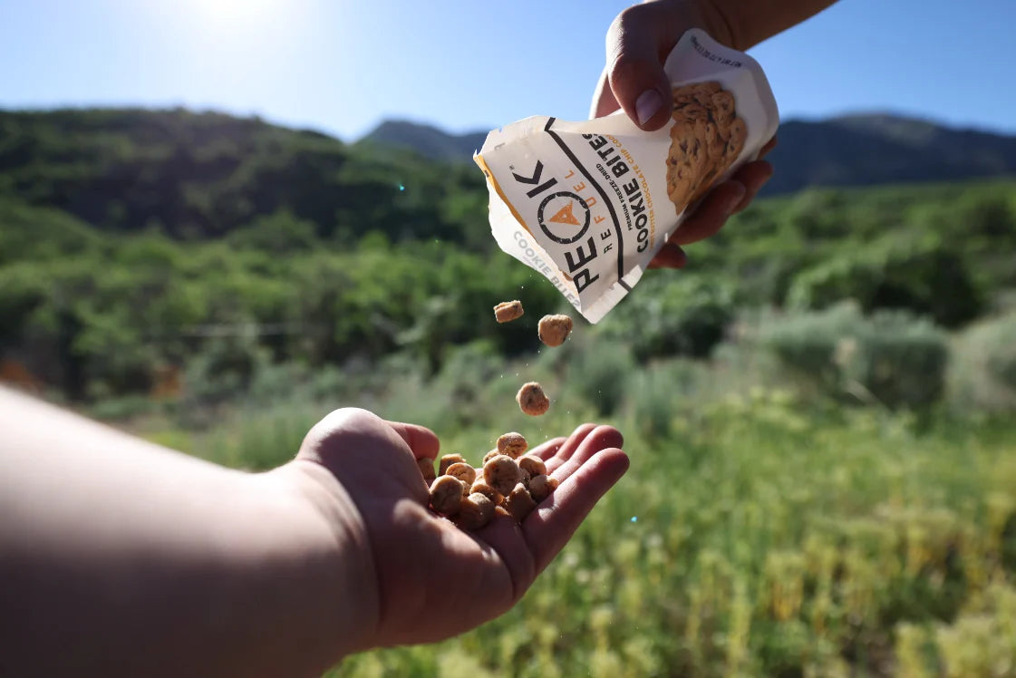 [Peak Refuel Peanut Butter Chocolate Chip Cookie Bites]]