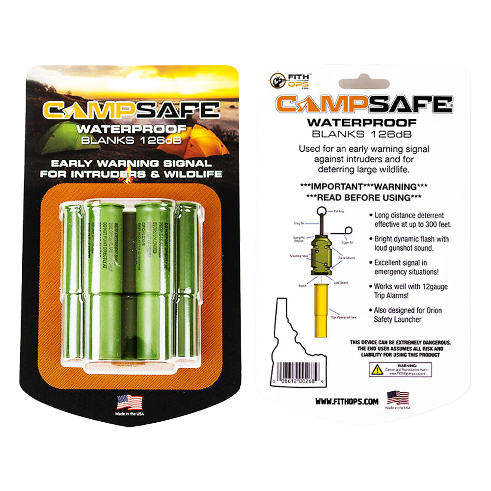 Waterproof Sight & Sound Bear Deterrent Shells 5pk Fith Ops