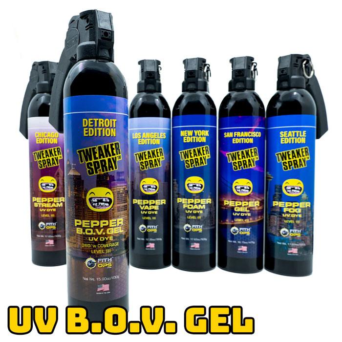 Detroit Pepper B.O.V. Gel Tweaker Spray (15.90 oz) with UV Dye