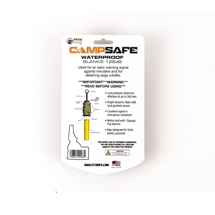 Waterproof Sight & Sound Bear Deterrent Shells 5pk Fith Ops