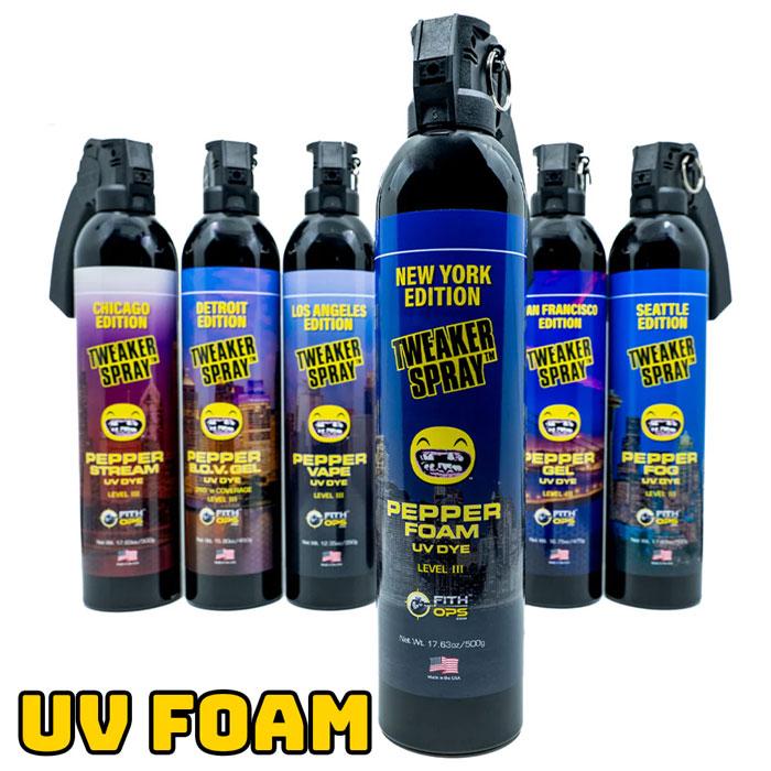 New York Pepper Foam Tweaker Spray (17.63 oz) with UV Dye