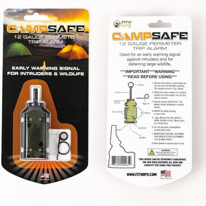 Fith Ops™ Perimeter Camp Safe™ Trip Alarm - 12 Gauge OD Green 6061 Aluminum USA-Made - Thumbnail Image