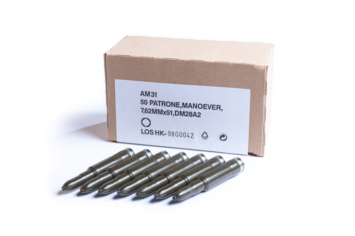 308 7.62x51 NATO Blank Cartridges (127dB)